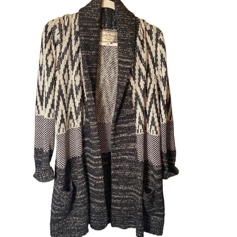 Lucky Brand 1X oversized Aztec Cardigan